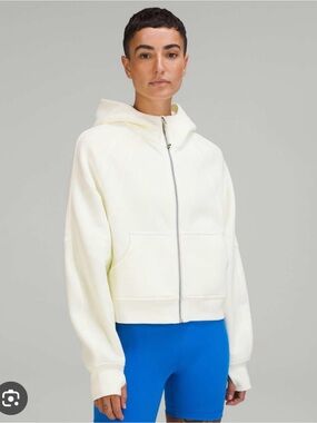 Lululemon oversized full zip scuba lemon sorbet